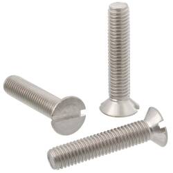 A2 ss slotted countersunk head screw DIN 963