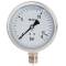 Manometer 4" V2A glycerine filling, radial connection 1/2" external thread V2A
