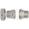 Giunto 3 pezzi cilindrico filetto maschio, in acciaio inox 316 1/2"