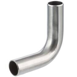 Curva di sorpasso m/m 90&deg; a pressare, acciaio inox 316, 15mm