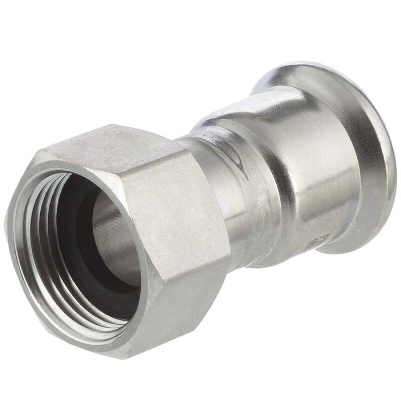 Pressfitting V4A Anschlussverschraubung Pressmuffe x berwurf Innengewinde M-Kontur