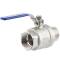 A4 ss female/male threaded two-piece ball valve 1/4"