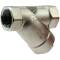 Edelstahl V4A Y Feder Rückschlagventil PN40 2fach Innengewinde 1/4"