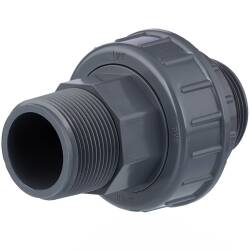 U-PVC male threaded union