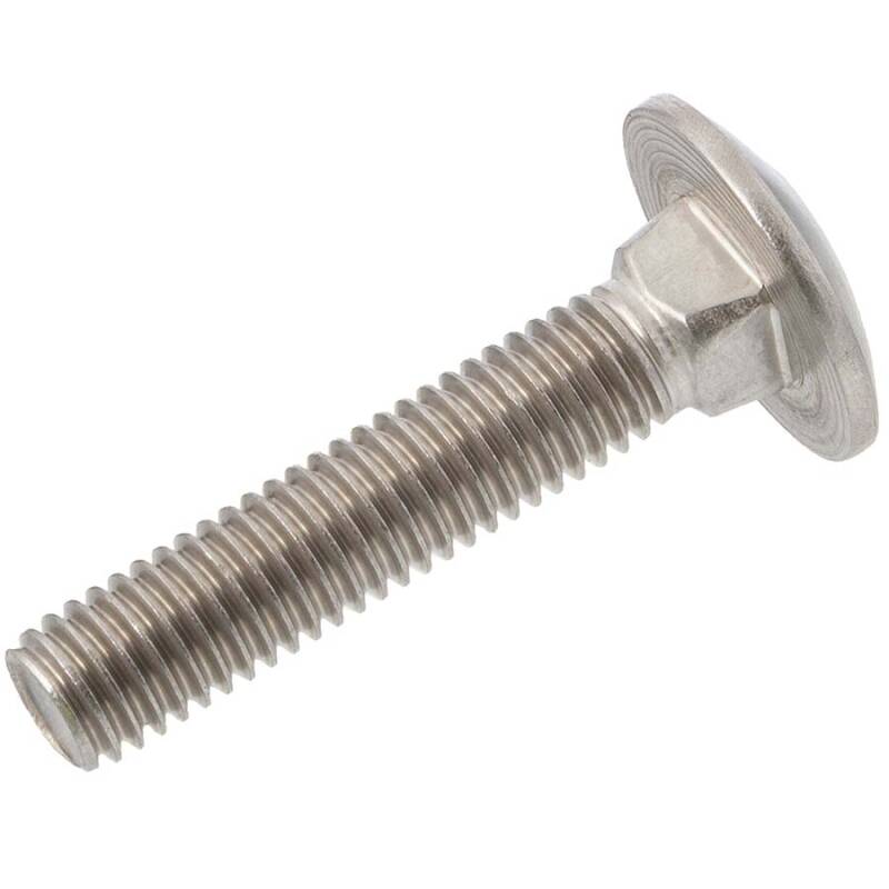 A2 ss cup head square neck screw DIN 603