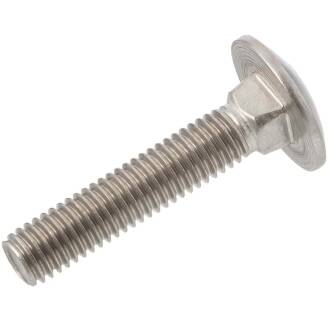 A2 ss cup head square neck screw DIN 603 M5 x 12