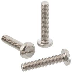 A2 ss slotted pan head screw DIN 85