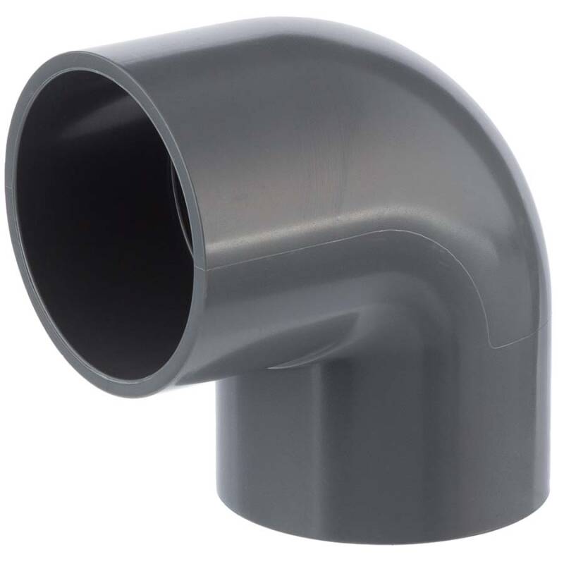 PVC-U Winkel 90 ECO 2fach Klebemuffe