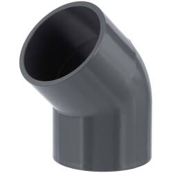 U-PVC solvent elbow 45&deg; - ECO