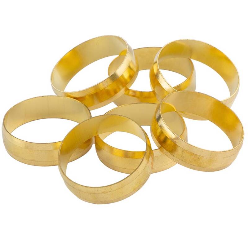 Spare part ring for brass compression fittings