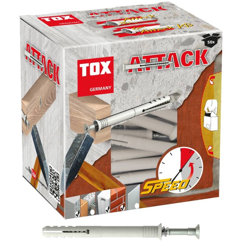 TOX nail wall plug Attack