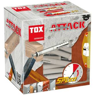 TOX Nageldübel Attack 6/40 Box 50 Stück