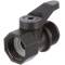 PP mini ball valve with female/male thread, PN 4, 3/4"