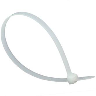Kabelbinder neutral 300 x 3,6mm Polybag 100 Stk.