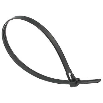 Cable tie black UV-resistant reusable 200 x 4.8mm polybag 100 pcs.