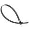 Cable tie black UV-resistant reusable 200 x 4.8mm polybag 100 pcs.