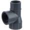 U-PVC solvent tee 90° with one male/female socket 32 x 32 x 25/32mm