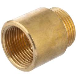 Brass valve extension female x male thread