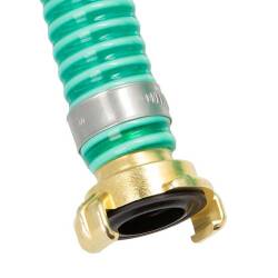 Suction hose set with GEKA coupling and floating ball