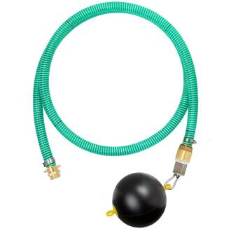 Suction hose set with threaded coupling and floating ball 3m