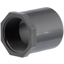 U-PVC solvent socket x female thread - ECO