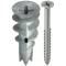 TOX gypsum plasterboard wall plug Spiral Plus 37-4 + screw, 1 pc.