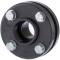 U-PVC flange set incl. gasket and zinc-coated screws