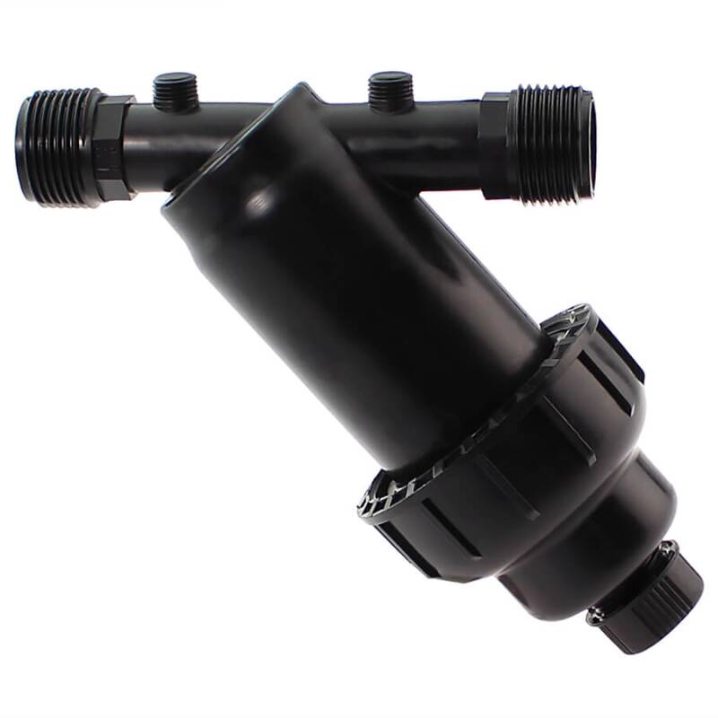 PP Y-filter with male thread and drain Irritec type D