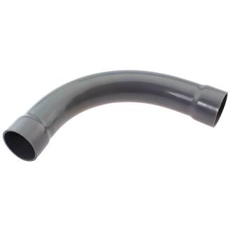 PVC-U Bogen lang 90° aus Rohr Long 10bar, 2fach Klebemuffe 63mm