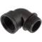 PP female/male threaded 90 elbow