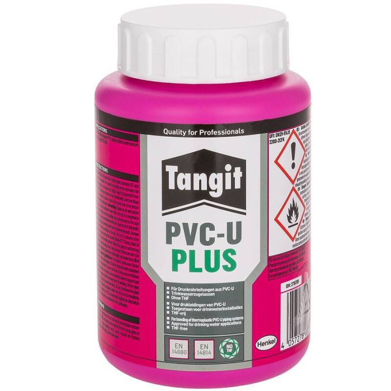 PVCU adhesive Tangit Plus for drinking water, 5,91