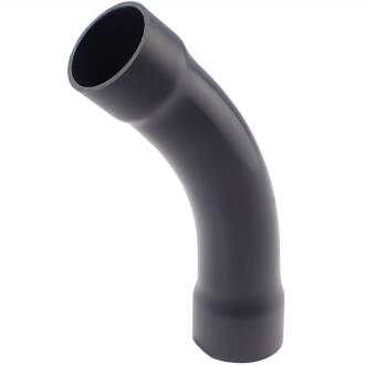 PVC-U Bend 45° Made from Pipe, Double Female Socket 90mm