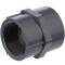 U-PVC solvent socket with female thread 63 x 2"