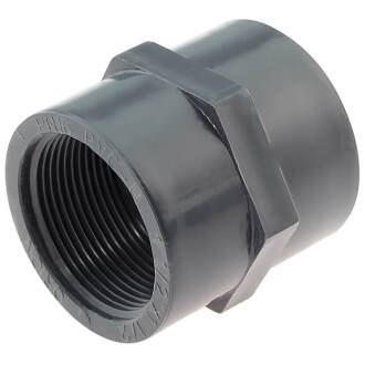 PVC-U Gewindemuffe, 2fach Innengewinde 2"