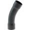 PVC-U Bend 30° Made from Pipe, Double Female Socket  20mm