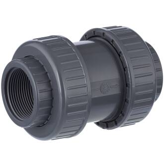 U-PVC check valve with female threads 2"