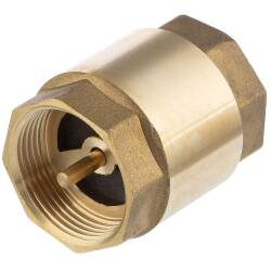 Brass check valve type &quot;York&quot; with brass lock, female thread