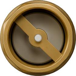 Brass check valve type "York" with brass lock, female thread