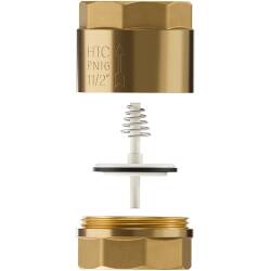 Brass check valve type "York" with brass lock, female thread