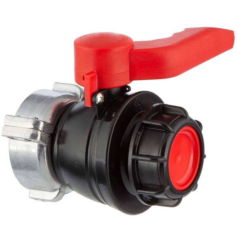Ball valve for IBC container rotatable - S75*6 to S60*6 EPDM/FPM/Teflon