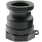 PP CAMLOCK type A male with female thread