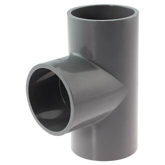 PVC-U T-Stück 90° ECO, 3fach Klebemuffe 200mm