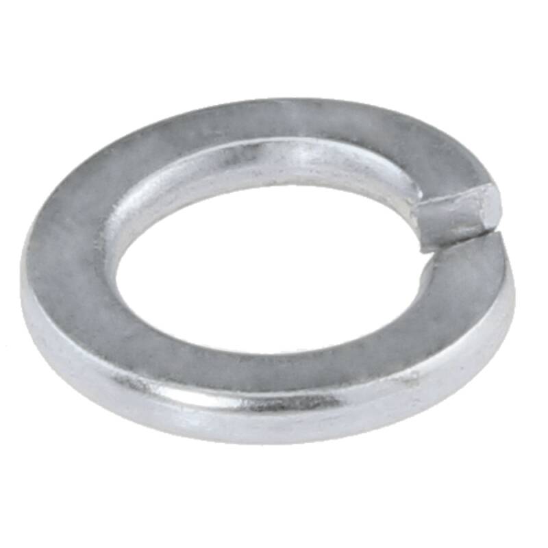 Zinc-coated steel spring lock washer with square ends DIN 127 B