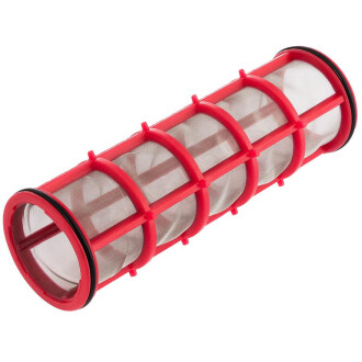 IRRITEC Filtro a Y in PP tipo D, filtro acciaio inox di ricambio 120 mesh rosso