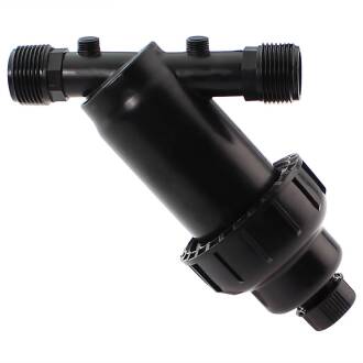 PP Y-Filter IRRITEC TYP E, Aussengewinde 1 1/2" Edelstahlfilter 120 Mesh