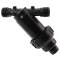 Filtro a Y in PP filetto maschio con scarico Irritec tipo D 1 1/2" acciaio inox
