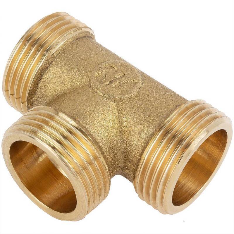Tee a 90 filetto maschio in ottone
