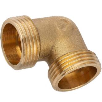 Brass male threaded elbow 90°