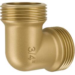 Brass male threaded elbow 90&deg;