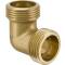 Brass male threaded elbow 90°